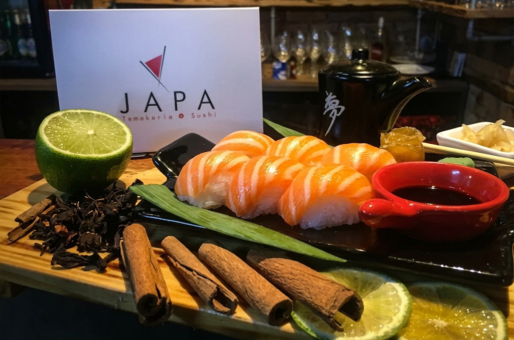Pratos da Japa Temakeria & Sushi