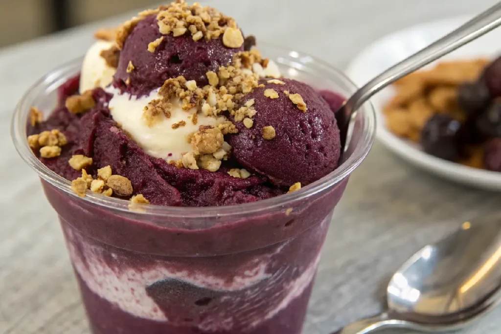 Sorvetes e açaí da sorveteria
