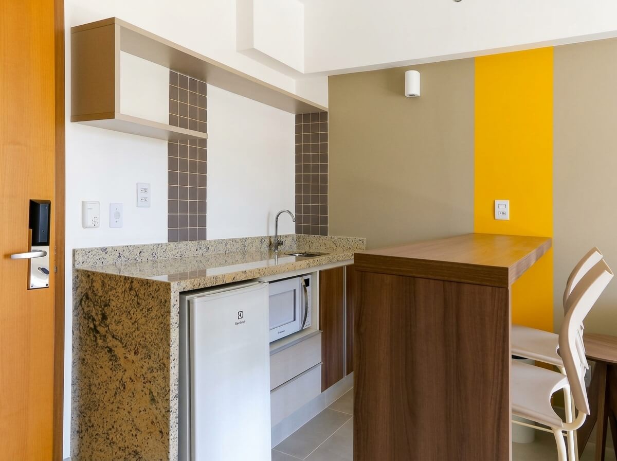 Cozinha americana da Suíte Família