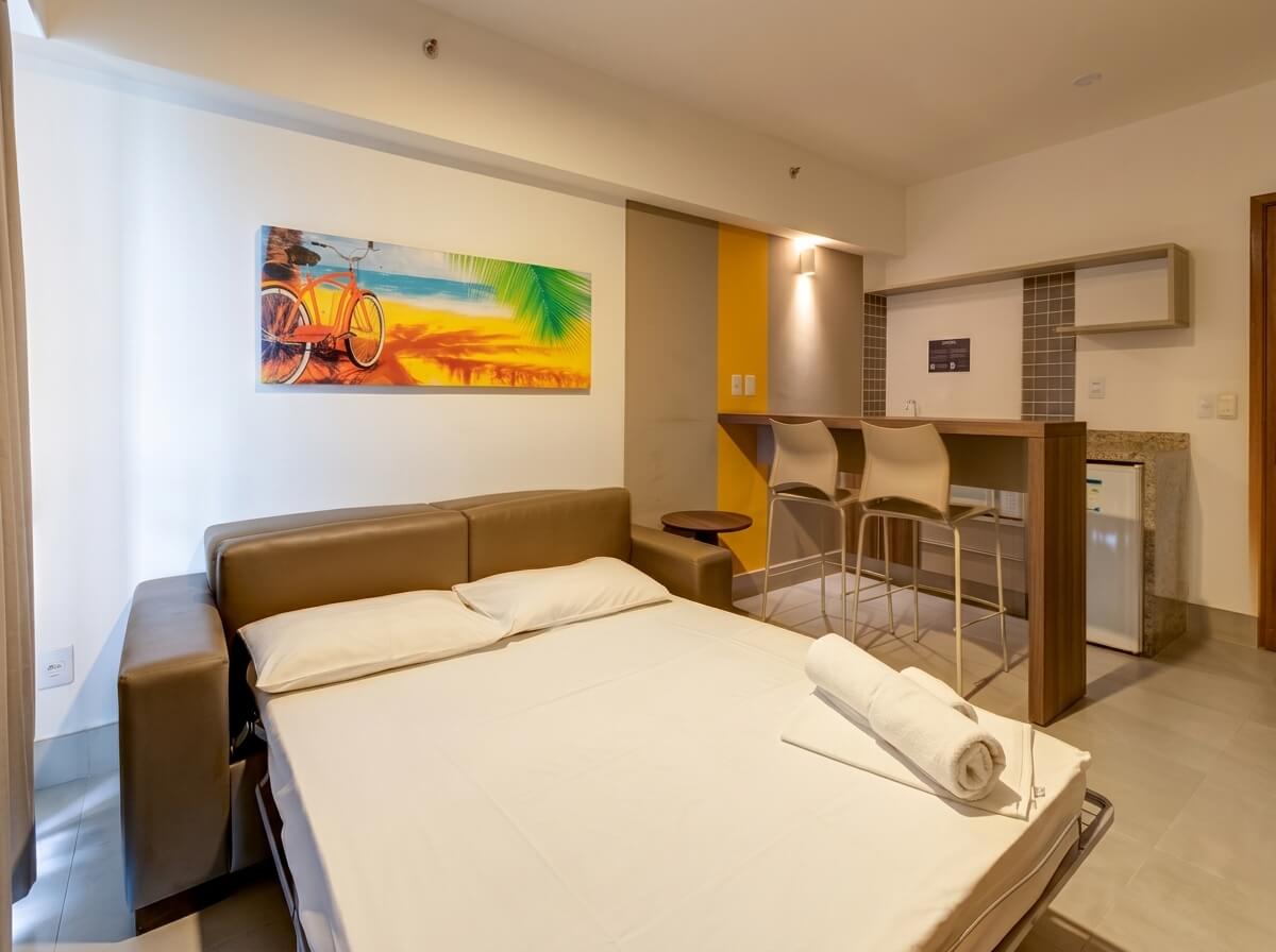 Sala da Suíte Luxo com sofá-cama