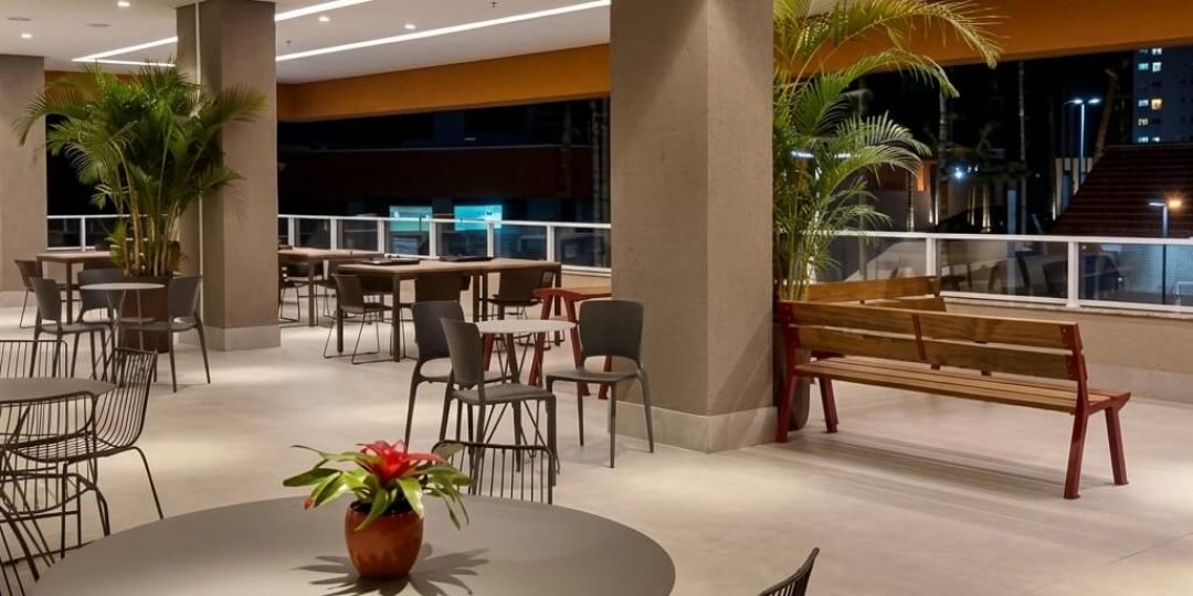 Espaço para eventos do Enjoy Solar das Águas