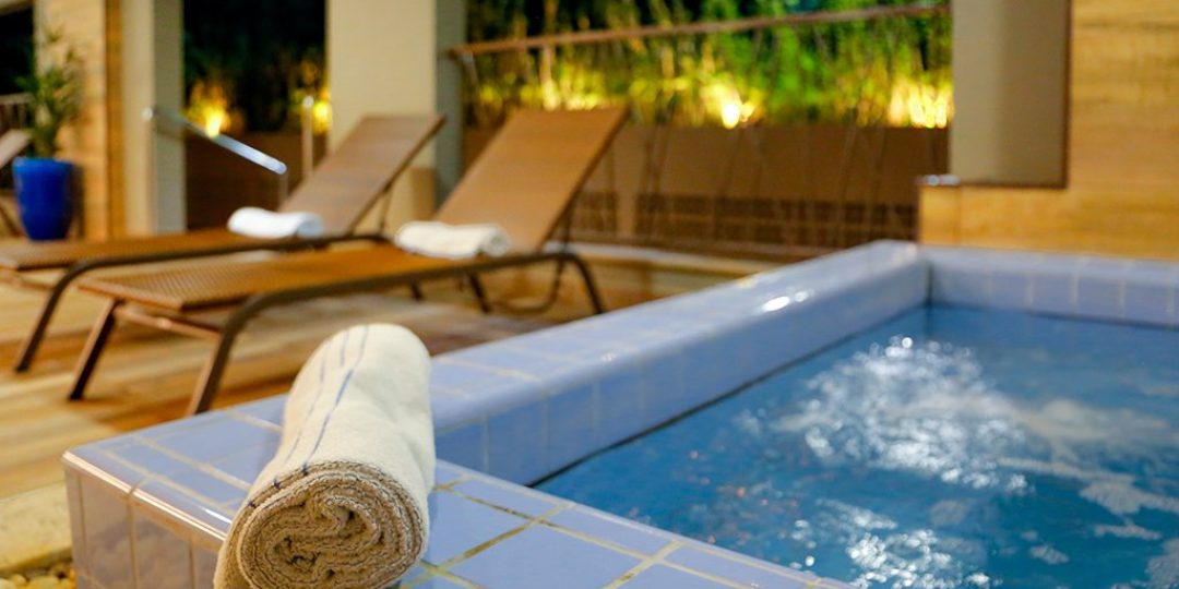 Spa com hidromassagem no Enjoy Olímpia Park Resort