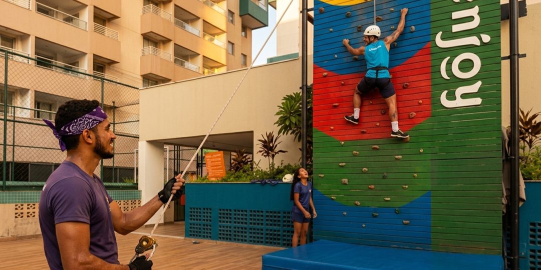 Parede de escalada