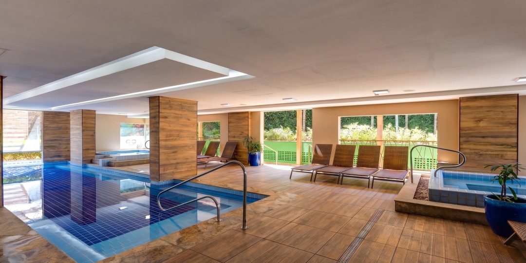 Área de piscinas