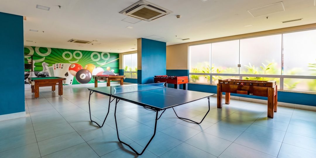 Sala de jogos do Enjoy Olímpia Park Resort